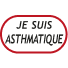 étiquette marquage santé asthme pour identifier la ventoline et trousse de secours de l'enfant et senior en collectivité