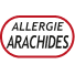 étiquette Allergie arachides pour marquage vêtements et objets, sécurité et alerte école et collectivité.